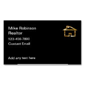 Classy Realtor Zuhause Sales Business Card Magnet (Vorderseite)