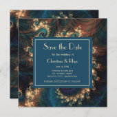 Classy Red Save the Date (Vorne/Hinten)