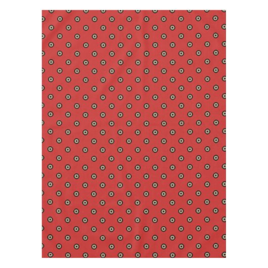 Classy Red und Black Tischdecke (Vorderseite)