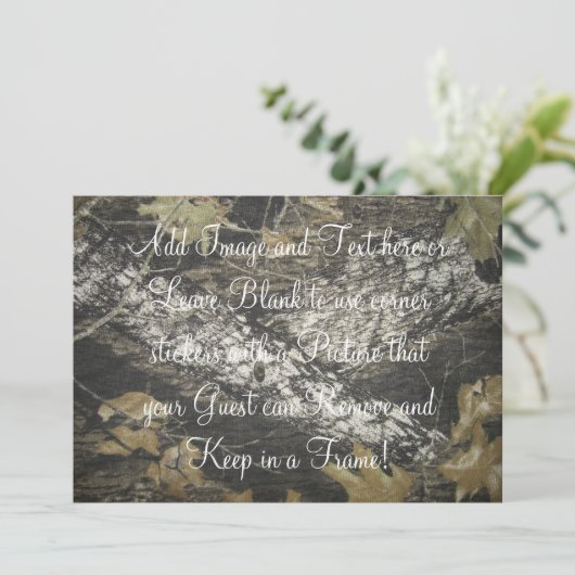 Classy Redneck Einladung (Stehend Vorderseite)