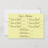 Classy Redneck UAWG RSVP Karte (Vorderseite)