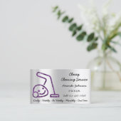 Classy Reinigungsdienste Reinigungsservice Reinigu Visitenkarte (Stehend Vorderseite)