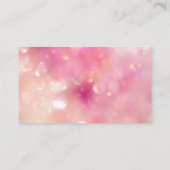 Classy Reinigungsservice Haushaltshilfe Pink Spark Visitenkarte (Rückseite)