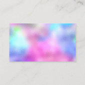 Classy Reinigungsservice Maid Gold Fuchsia Pink Visitenkarte (Rückseite)