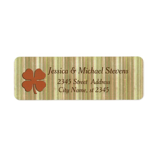 Classy Retro Irish Glück Kleeblatt (Vorne)