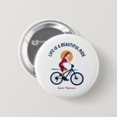 Classy Rider - Das Leben ist ein schöner Ausflug Button (Vorne & Hinten)