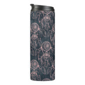 Classy Rose Gold Dreamcatcher Grau Muster Thermosbecher (Nach rechts gedreht)