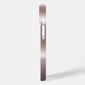 Classy Rose Gold Monogram Diamond Jewel Art Case-Mate iPhone Hülle (Rückseite / Links)