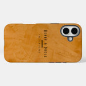 Classy Rustic Dante Orange Interior Designer Case-Mate iPhone Hülle (Rückseite (Horizontal))