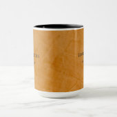 Classy Rustic Dante Orange Interior Designer Tasse (Zentrum)