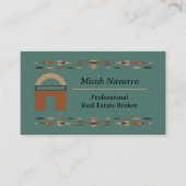 Classy Sage Southwestern Real Anwesen Business Car Visitenkarte (Vorderseite)