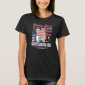 Classy Sassi And A Bit Smart Assi South Dakota Gir T-Shirt (Vorderseite)