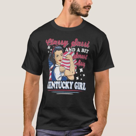 Classy Sassi und ein bisschen Smart Assi Kentucky T-Shirt (Vorderseite)