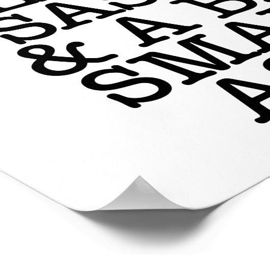 Classy Sassy & A Bit Smart Assy LOL Poster (Ecke)