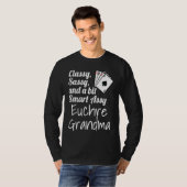 Classy Sassy And A Bit Smart Assy Euchre Grandma T-Shirt (Vorne ganz)