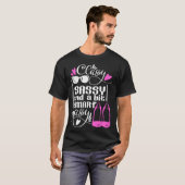 Classy Sassy and a Bit Smart Assy Womens Cute Flir T-Shirt (Vorne ganz)