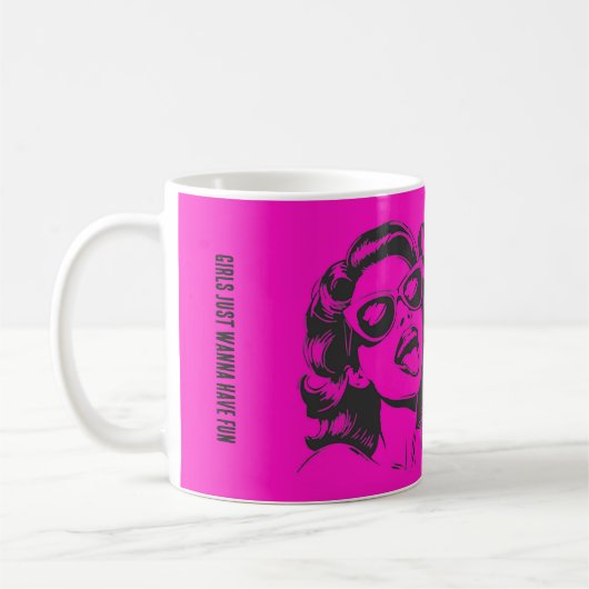 Classy, Sassy & Bad Assy Pink Coffee Mug Kaffeetasse (Links)