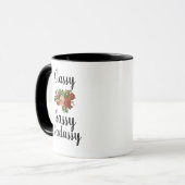 Classy Sassy Badassy Funny Tasse (Vorderseite Links)