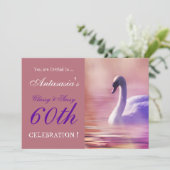 CLASSY-SASSY BEI 60 EINLADEN EINLADUNG (Stehend Vorderseite)