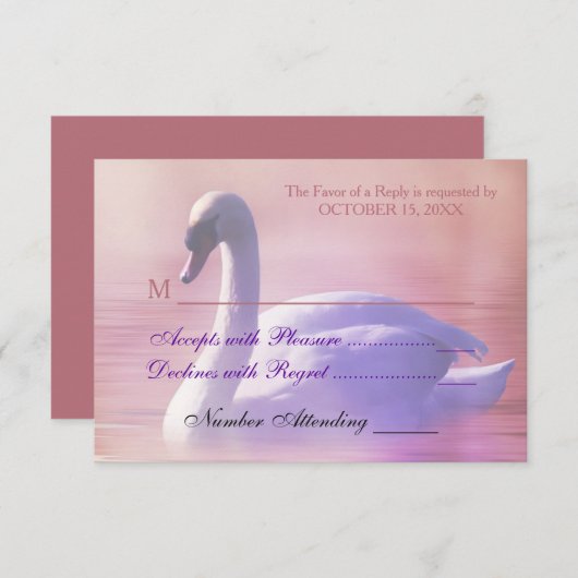 CLASSY & SASSY bei 60 RSVP Karte (Vorne/Hinten)