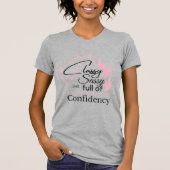Classy Sassy Confidence Short Sleeve Women's T-Shirt (Vorderseite)
