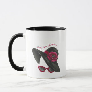 Classy, Sassy, Confident Lady Silouhette Tasse