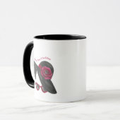 Classy, Sassy, Confident Lady Silouhette Tasse (Vorderseite Links)