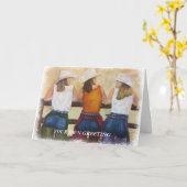 CLASSY SASSY COWGIRLS KUNSTBAR GREETKARTEN KARTE (Gelbe Blume)