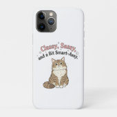 Classy, Sassy & Smart-Assy Cat Design Case-Mate iPhone Hülle (Rückseite)