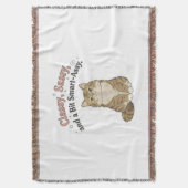 Classy, Sassy & Smart-Assy Cat Design Decke (Vorderseite Vertikal)