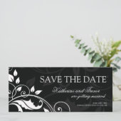 Classy Save the Date Hochzeit Einladung (Stehend Vorderseite)