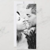 Classy Save the Date Hochzeit Einladung (Rückseite)