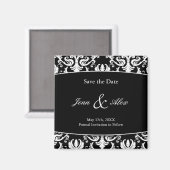 Classy Save the Date Wedding Magnet (Vorderseite/Rückseite)