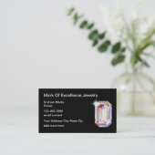 Classy Schmuck Bling Store Einzelhandel Visitenkarte (Stehend Vorderseite)