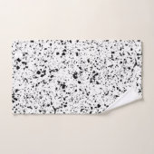 Classy Schwarz-weiß Marble Terrazzo Badhandtuch Set (Handtuch)