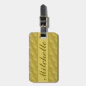 Classy Scriptograph Mit Monogramm Gepäckträger Gepäckanhänger (Vorderseite vertikal)