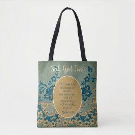 Classy Seek Gott Erste Floral Tasche
