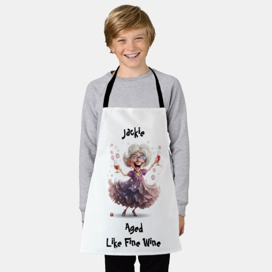 Classy Senior Lady Schürze (Getragen)