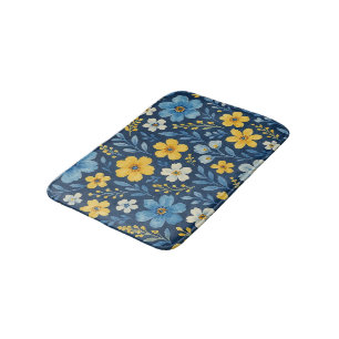 Classy Shabby Chic Französisch Floral Art Muster D Badematte