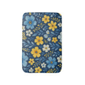 Classy Shabby Chic Französisch Floral Art Muster D Badematte (Vorderseite Vertikal)