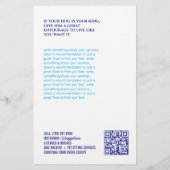 Classy Shepherd Dog Flyer (Hinten)