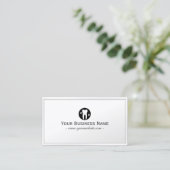 Classy Shiny Teeth Dental Business Card Visitenkarte (Stehend Vorderseite)
