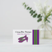 Classy Shoe Boutique Visitenkarte (Stehend Vorderseite)