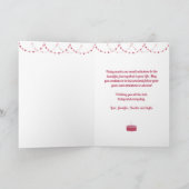 Classy Showjumping Geburtstagskarte für Mädchen Karte (Innenseite)