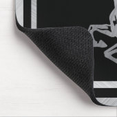 Classy Silver Horse Mousepad (Ecke)