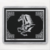 Classy Silver Horse Mousepad (Vorne)