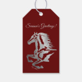 CLASSY SILVER HORSE SILHOUETTE GESCHENKANHÄNGER (Vorderseite)