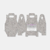 Classy Silver Sequins Lilac Bow Diamond Geschenkschachtel (Ungefaltet)
