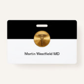 Classy Simple Medical Staff Name Ausweis (Vorderseite)