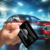 Classy Sleek Mobile Auto Car mit QR-Code-URL Visitenkarte